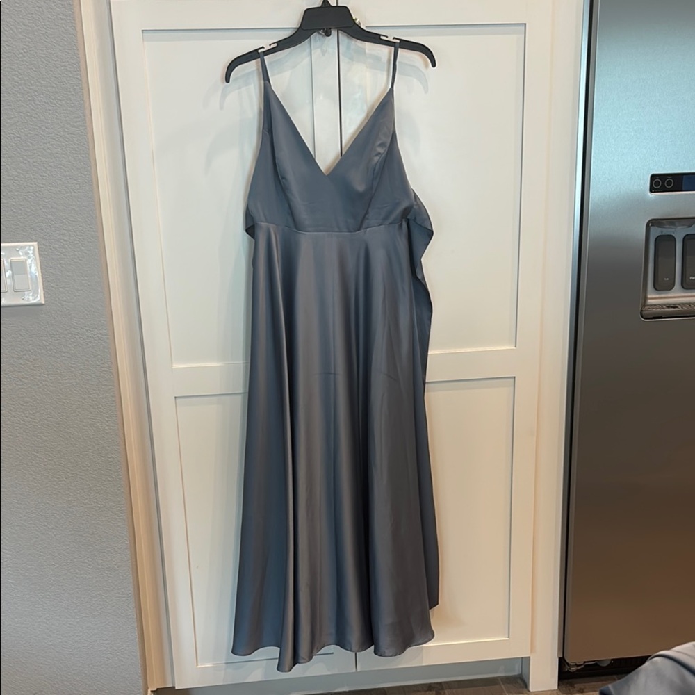 ASOS Gray Spaghetti Strap Sundress for Wedding